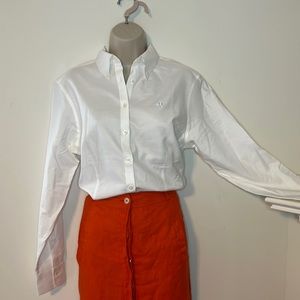 Vintage Brooks Brothers White Button Down Oxford Shirt